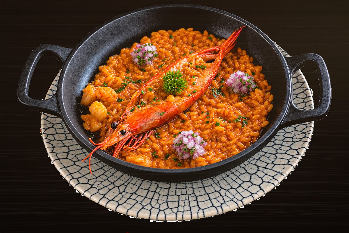 Arroz de carabinero de Amazonas con Amor.